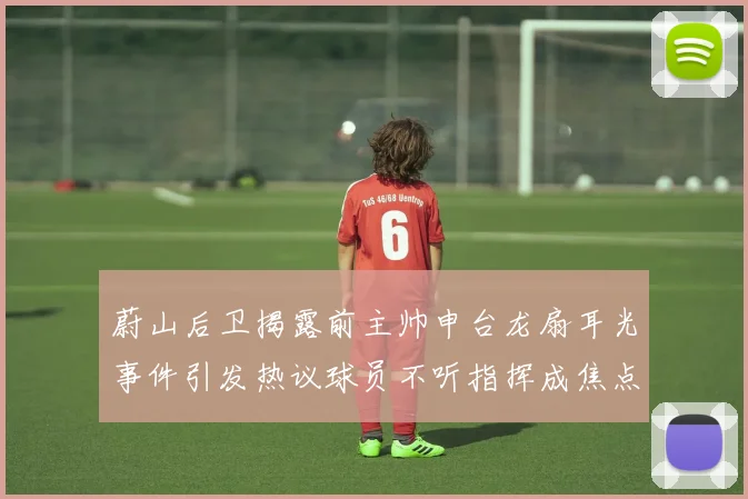 蔚山后卫揭露前主帅申台龙扇耳光事件引发热议球员不听指挥成焦点