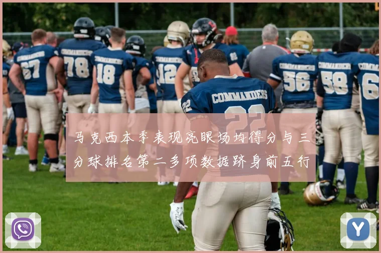 马克西本季表现亮眼场均得分与三分球排名第二多项数据跻身前五行列